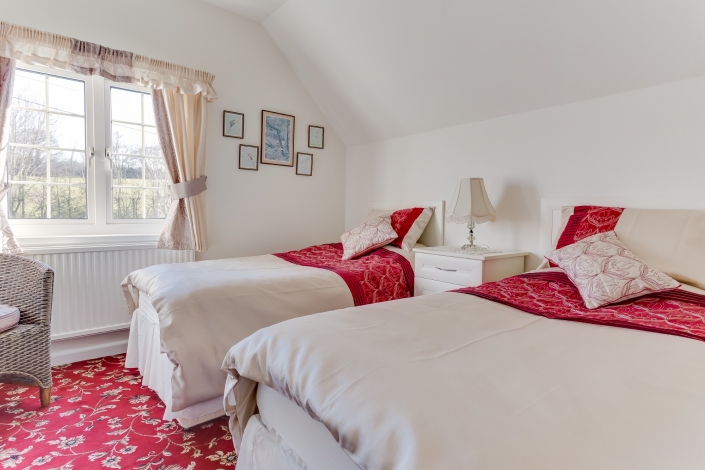 Dawlish Cottage, Thrid Bedroom, 2 Single Beds, Image 6
