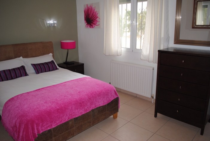 Moraira Villa, Bedroom 3 - double, situated at pool side., Image 17