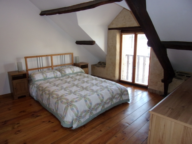 Wisteria Barn, Double bedroom with juliet balcony, Image 6