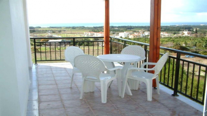 Villa Rentals Paphos, Upper Sun Balcony, Image 16
