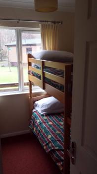 Tralee Bay Chalet, Smaller Bedroom with Adult Size Bunkbeds, Image 7